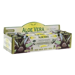 Füstölő szett aloe verás 25x4x4 cm S/20