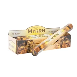 Füstölő szett mirhás 25x4x4 cm S/20