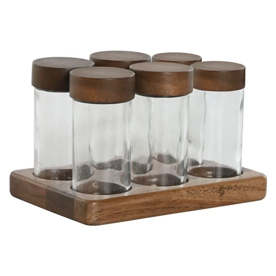 Fűszertartó szett 90 ml 17x12x10,5 cm S/6