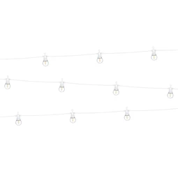 Füzér led fények fehér 5 m nem tartalmaz UK dugót