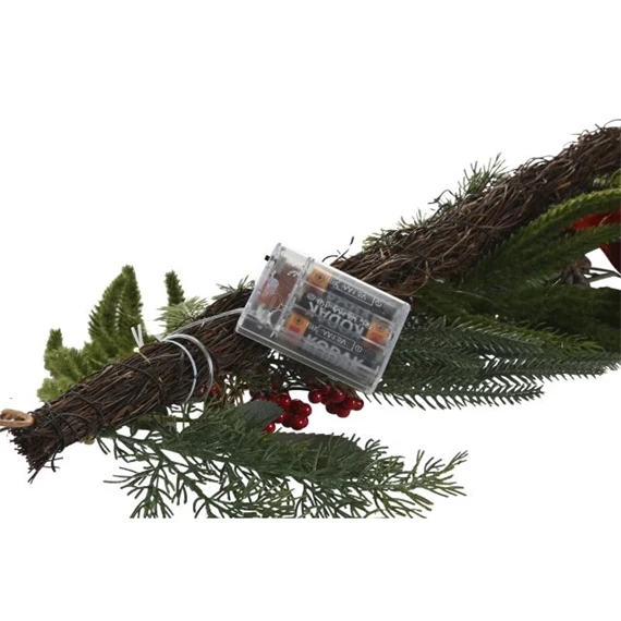 Girland bogyós, 35 LED-es 25x13x180 cm