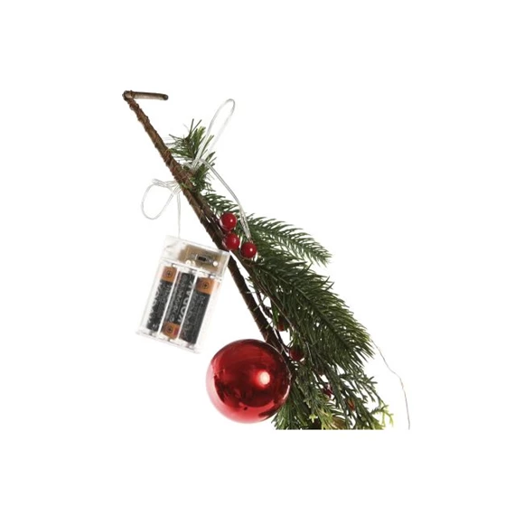 Girland bogyós, 40 LED-es 14x7x150 cm