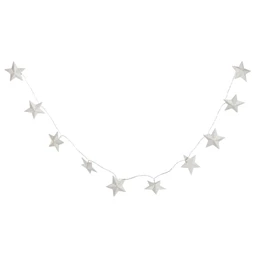 Girland csillag, LED-es 8,5x8,5x185 cm