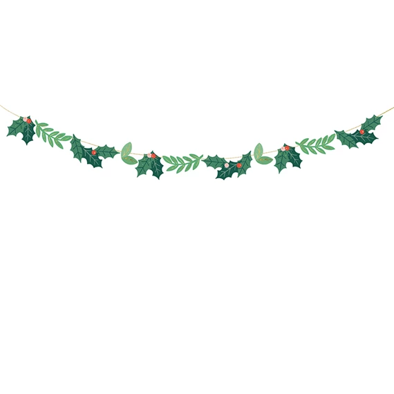 Girland fagyöngy 1,5 m zöld