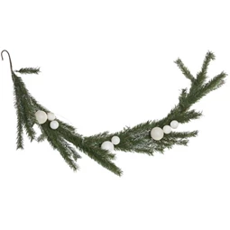 Girland havas, bogyós, 40 LED-es 14x7x150 cm