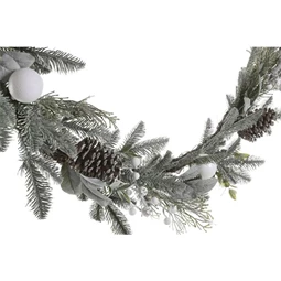 Girland havas, tobozzal, 35 LED-es 25x13x152 cm