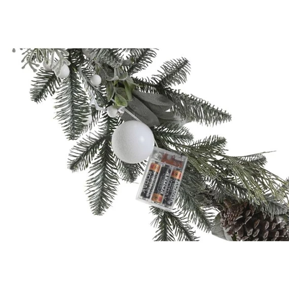 Girland havas, tobozzal, 35 LED-es 25x13x152 cm