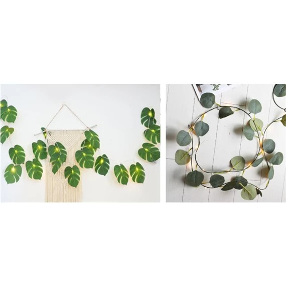 Girland leveles, LED-es 6x0,3x180 cm 2 féle