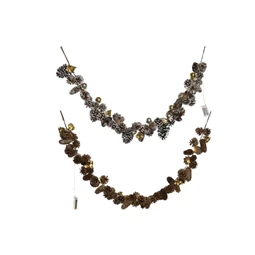 Girland tobozzal, LED-es 8x8x120 cm 2 féle