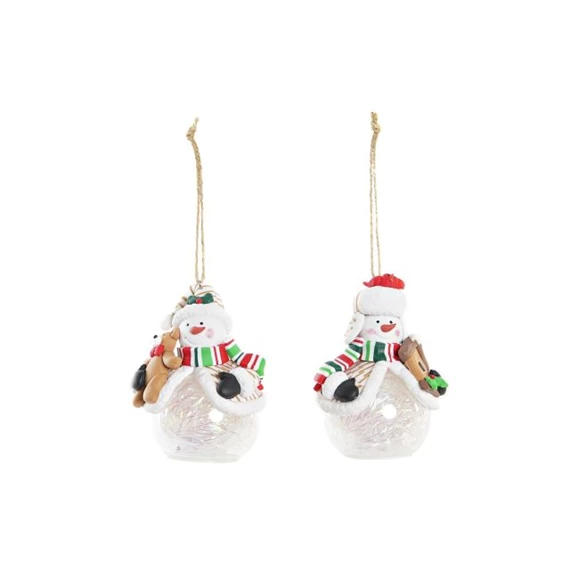 Gömb akasztós 7x6,5x10 cm 4 féle