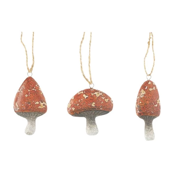 Gomba akasztós 3,1x0,9x8,2 cm 3 féle