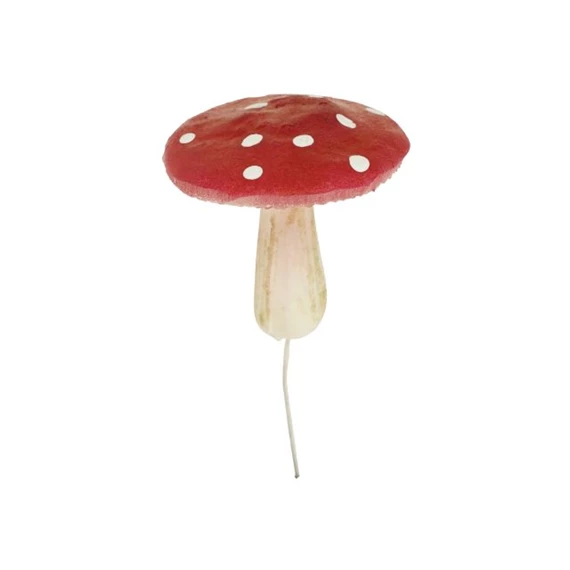 Gomba betűzős 6x6 cm S/12