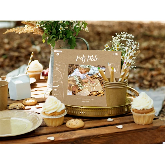 Gyerekek esküvői foglalkoztató készlet