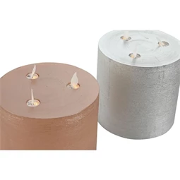 Gyertya LED-es 15x15x15 cm 2 féle