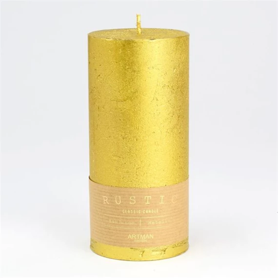 Gyertya henger, rusztikus 7x15 cm