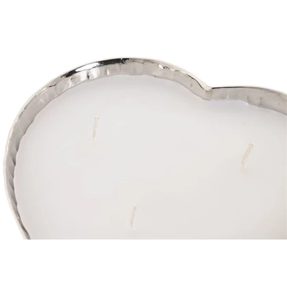 Gyertya szív alakú 18x18x3,5 cm 2 féle