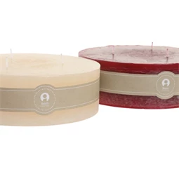 Gyertya 20x20x6,5 cm 2 féle