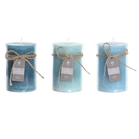 Gyertya 6,8x6,8x10 cm 3 féle