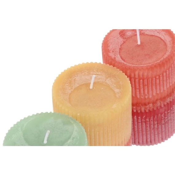 Gyertya 7x7x10 cm 3 féle