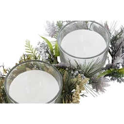 Gyertya 21,5x21,5x8,5 cm 2 féle