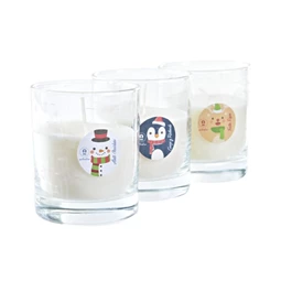 Gyertya 8x8x9 cm 3 féle