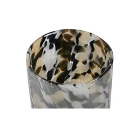 Gyertyatartó mintás 12x12x11,5 cm