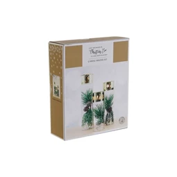 Gyertyatartó szett 7x7x16 cm S/3