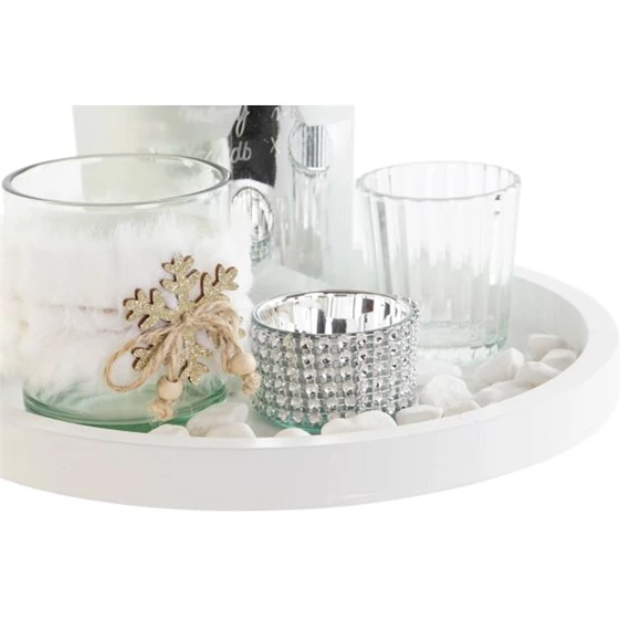 Gyertyatartó szett 23x23x2 cm S/5