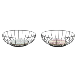 Gyümölcstartó afrikai mintás 28x28x11 cm 2 féle