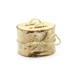 Gyűrűtartó fa 6cm natúr