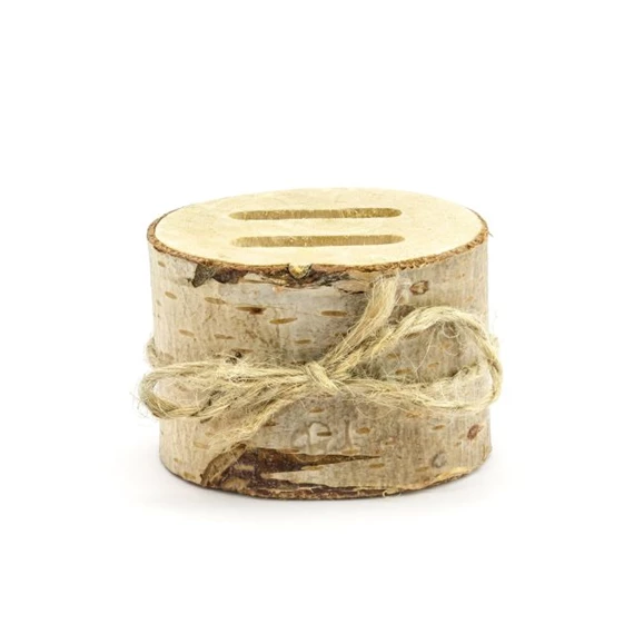 Gyűrűtartó fa 6cm natúr