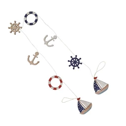 Hajó girland 120x6,5x0,5 cm 