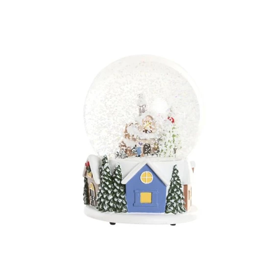 Hógömb zenélő 10x10x13 cm 2 féle