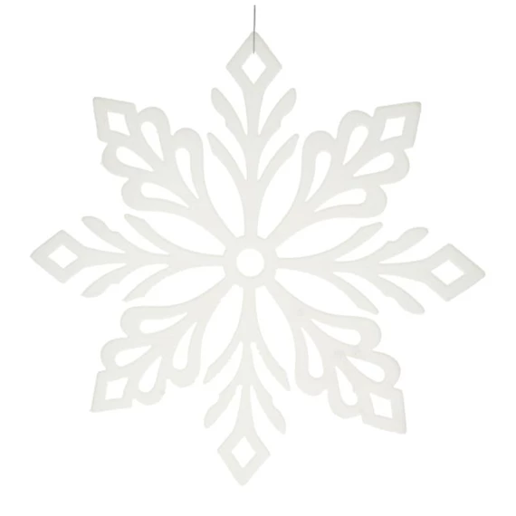 Hópehely flokkolt, akasztós 40,6 cm