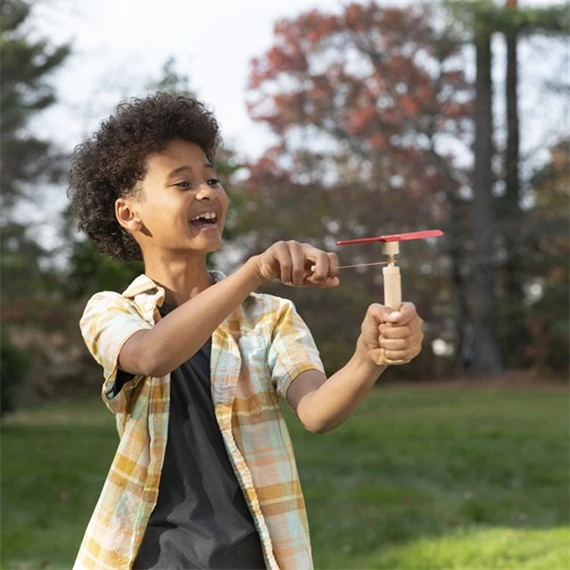 Huckleberry, felhúzható helikopter