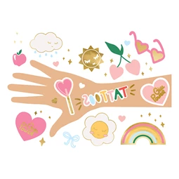 Ideiglenes tetoválások lányoknak, mix S/14