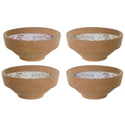 Illatgyertya 16x16x8 cm 4 féle