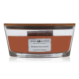 Illatgyertya hajó - Espresso machiato 453 g 19x11x9 cm