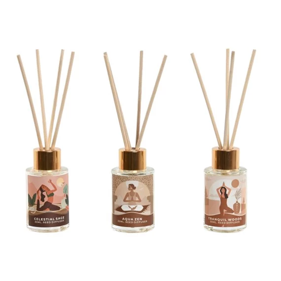 Illatosító pálcával 30 ml 3x3x22 cm 3 féle