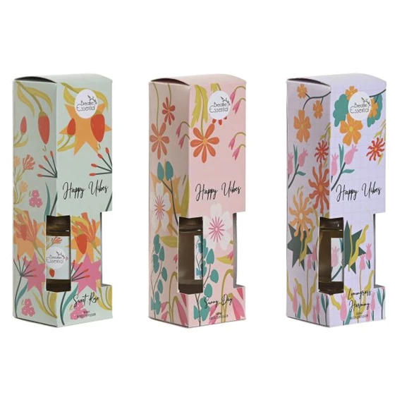 Illatosító pálcával 50 ml, virágillat 5x5x18 cm 3 féle