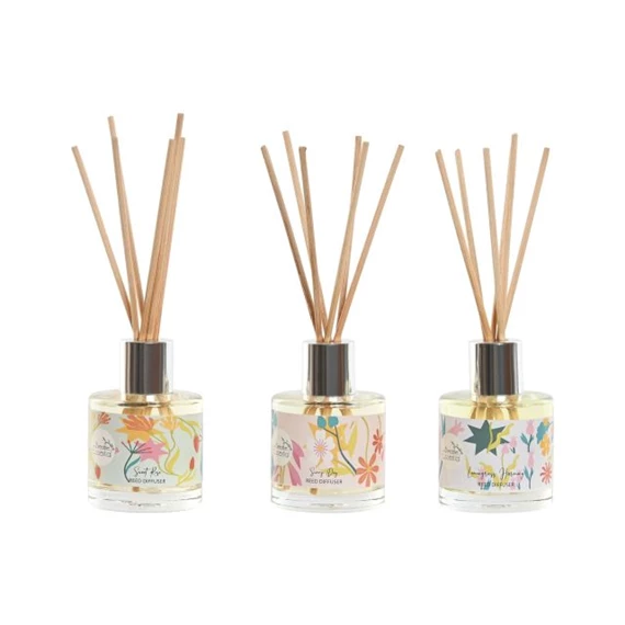 Illatosító pálcával 50 ml, virágillat 5x5x18 cm 3 féle