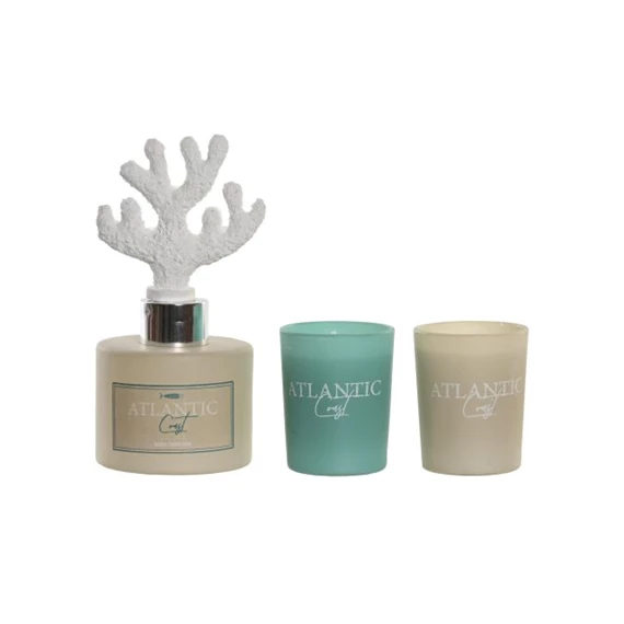 Illatosító szett pálcával, gyertyával 100 ml 5x5x6 cm S/3