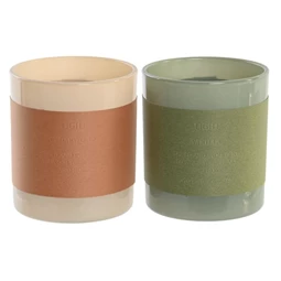 Illatgyertya 8x8x9 cm 2 féle