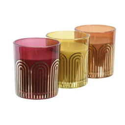 Illatgyertya 9x9x10 cm 3 féle