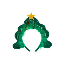 Karácsonyfa fejpánt 18.5x24 cm vegyes