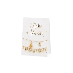 Kártya karkötőkkel kívánj valamit!, 10,5x14,8 cm