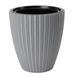 MIKA kaspó kerek, ültető betéttel 40 cm