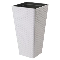 RATTANA SLIM kaspó szögletes, ültető betéttel 35 cm