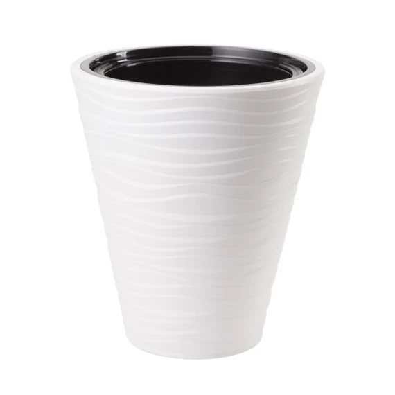 SAHARA kaspó kerek, álló, ültető betéttel 34x39 cm