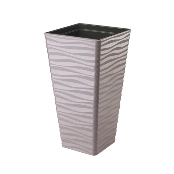 SAHARA SLIM kaspó szögletes, ültető betéttel 29x56 cm